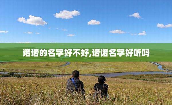 诺诺的名字好不好,诺诺名字好听吗