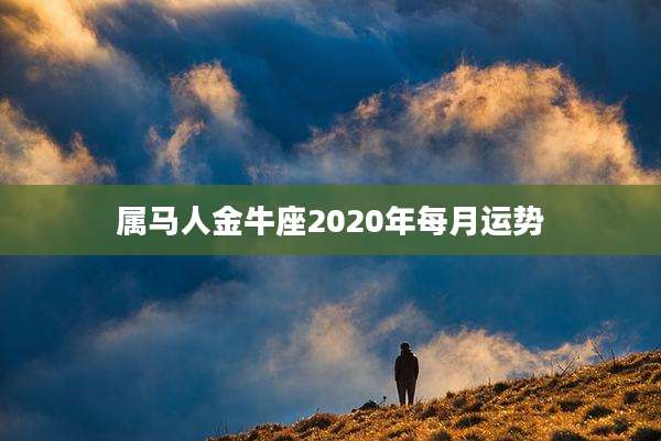 属马人金牛座2020年每月运势