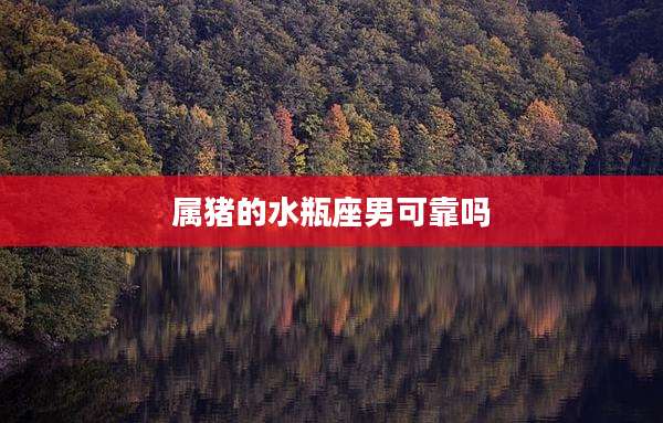 属猪的水瓶座男可靠吗