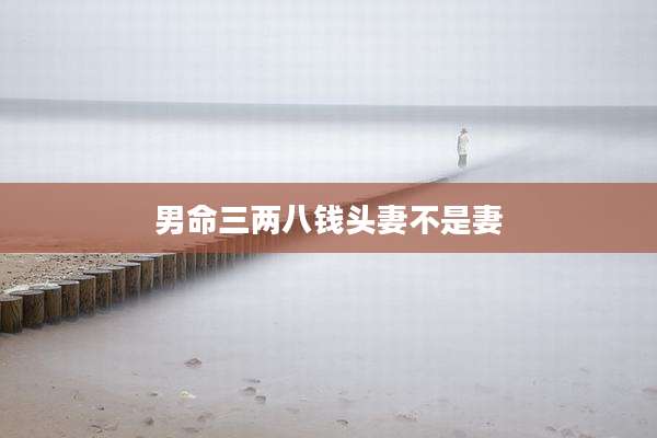 男命三两八钱头妻不是妻