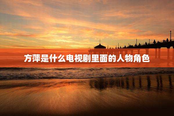 方萍是什么电视剧里面的人物角色