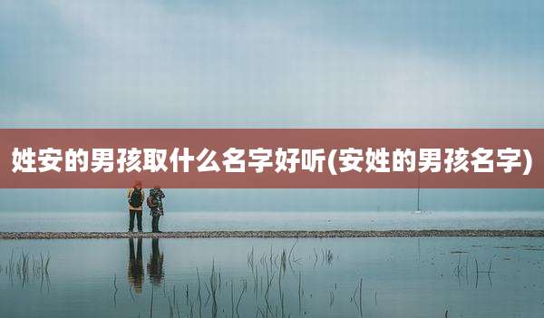 姓安的男孩取什么名字好听(安姓的男孩名字)