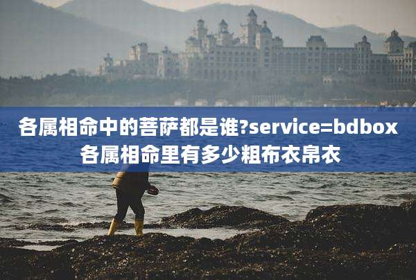 各属相命中的菩萨都是谁?service=bdbox 各属相命里有多少粗布衣帛衣