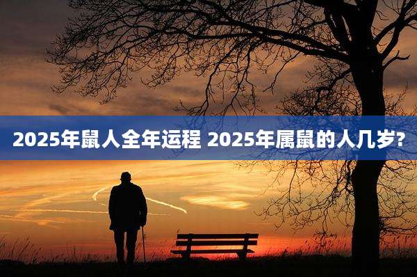 2025年鼠人全年运程 2025年属鼠的人几岁?