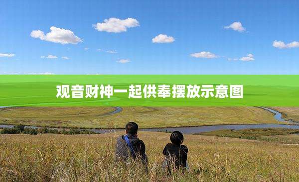 观音财神一起供奉摆放示意图