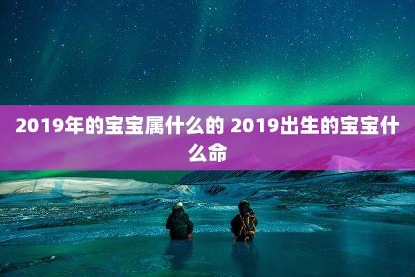 2019年的宝宝属什么的 2019出生的宝宝什么命