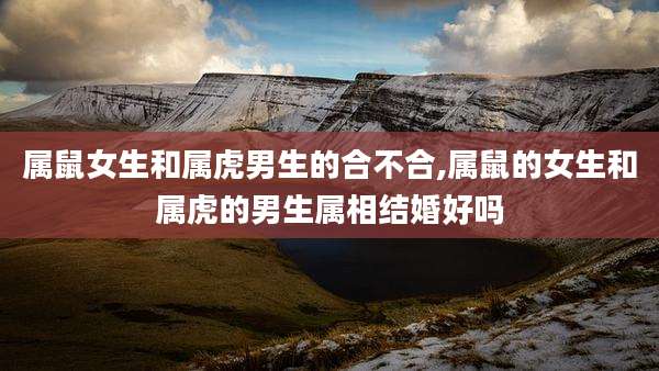 属鼠女生和属虎男生的合不合,属鼠的女生和属虎的男生属相结婚好吗