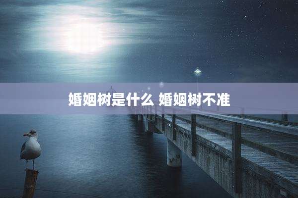 婚姻树是什么 婚姻树不准