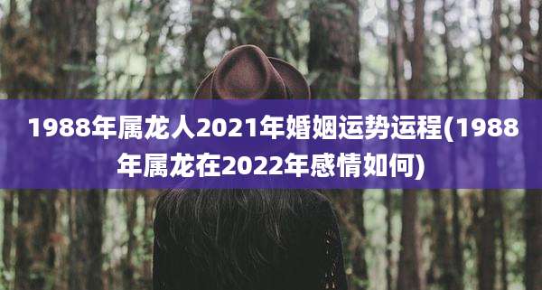 1988年属龙人2021年婚姻运势运程(1988年属龙在2022年感情如何)