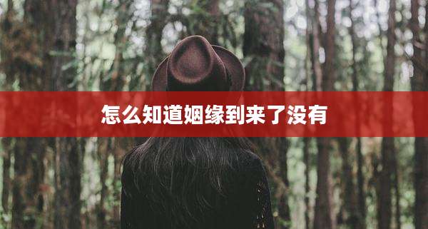 怎么知道姻缘到来了没有