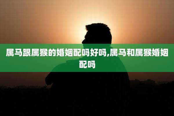 属马跟属猴的婚姻配吗好吗,属马和属猴婚姻配吗