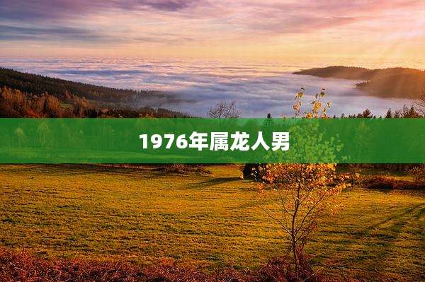 1976年属龙人男