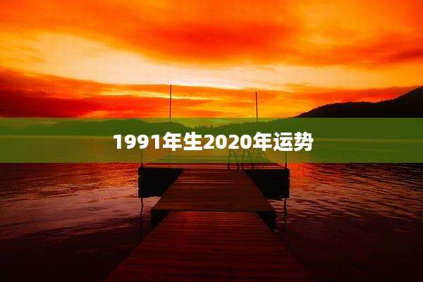 1991年生2020年运势