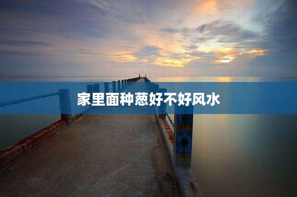 家里面种葱好不好风水