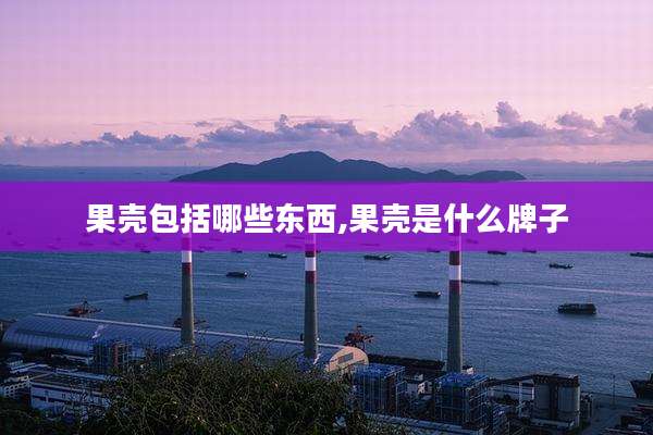 果壳包括哪些东西,果壳是什么牌子