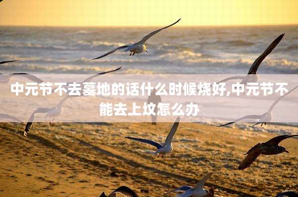 中元节不去墓地的话什么时候烧好,中元节不能去上坟怎么办