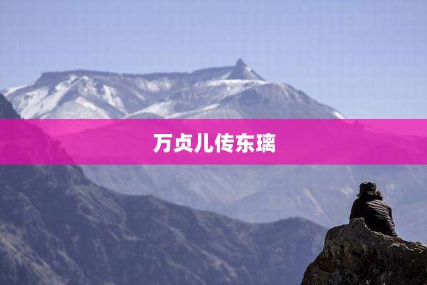 万贞儿传东璃