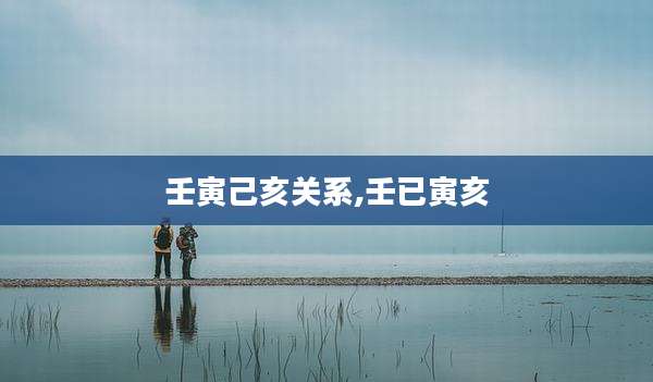 壬寅己亥关系,壬已寅亥