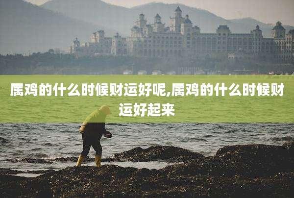 属鸡的什么时候财运好呢,属鸡的什么时候财运好起来