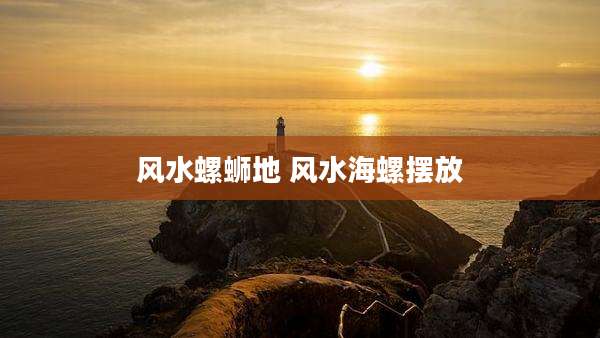 风水螺蛳地 风水海螺摆放