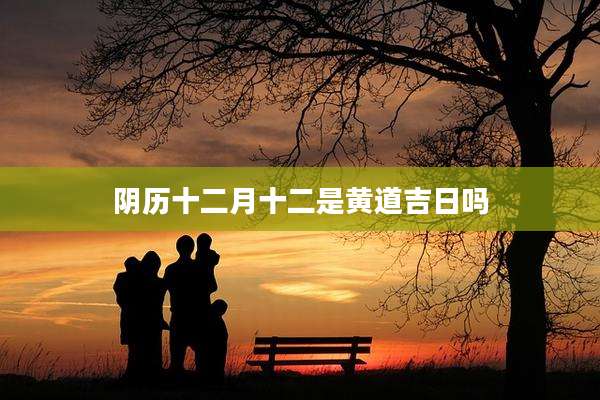 阴历十二月十二是黄道吉日吗