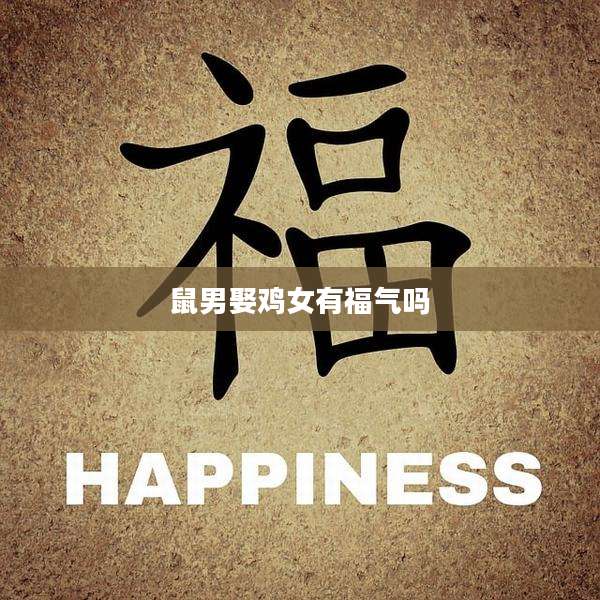 鼠男娶鸡女有福气吗