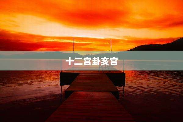 十二宫卦亥宫