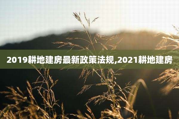 2019耕地建房最新政策法规,2021耕地建房
