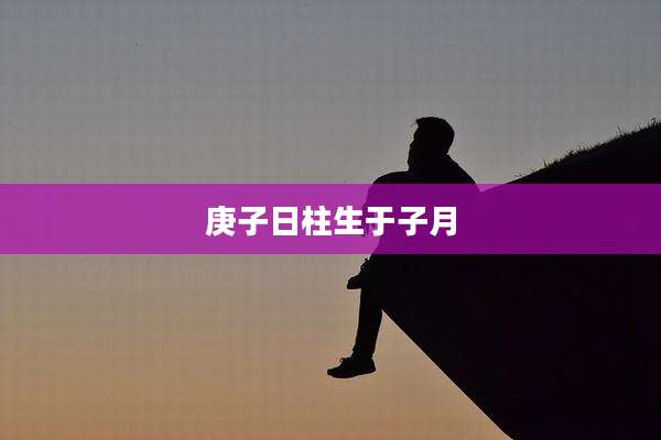庚子日柱生于子月