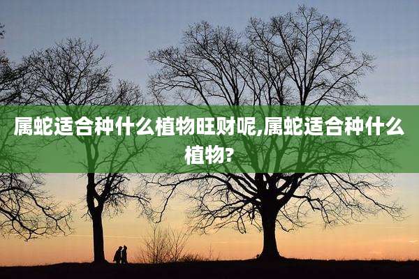 属蛇适合种什么植物旺财呢,属蛇适合种什么植物?