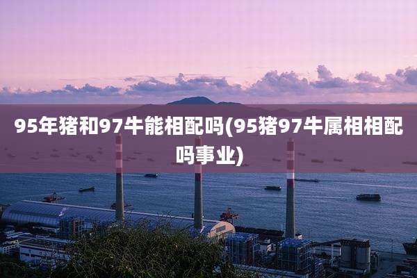 95年猪和97牛能相配吗(95猪97牛属相相配吗事业)