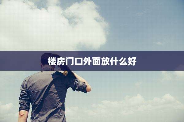 楼房门口外面放什么好