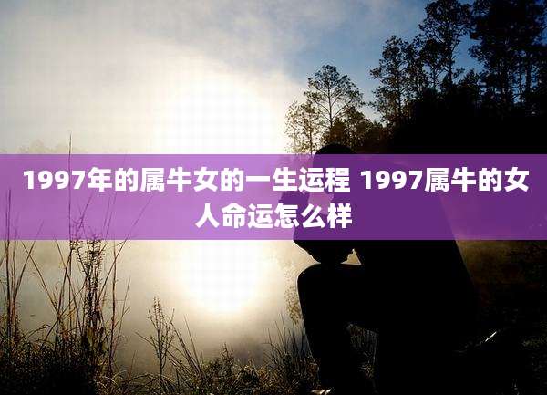 1997年的属牛女的一生运程 1997属牛的女人命运怎么样