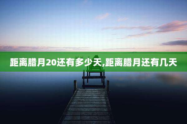 距离腊月20还有多少天,距离腊月还有几天
