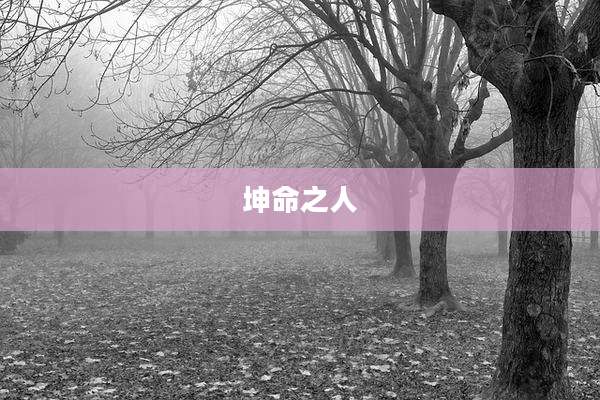 坤命之人