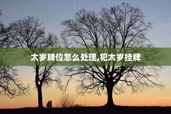 太岁牌位怎么处理,犯太岁挂牌