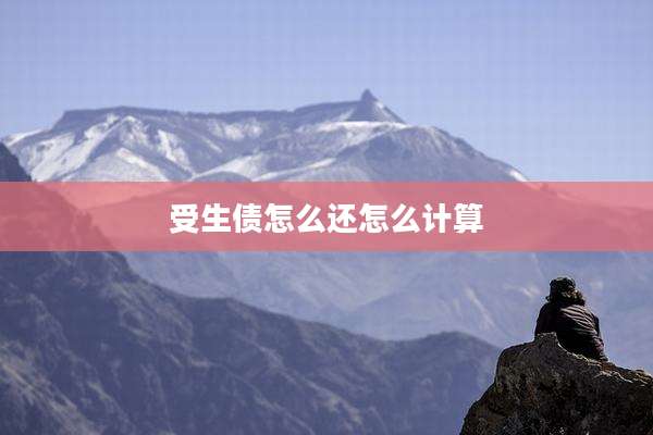 受生债怎么还怎么计算