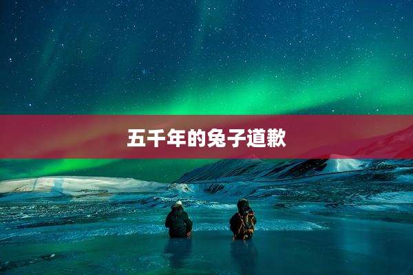 五千年的兔子道歉