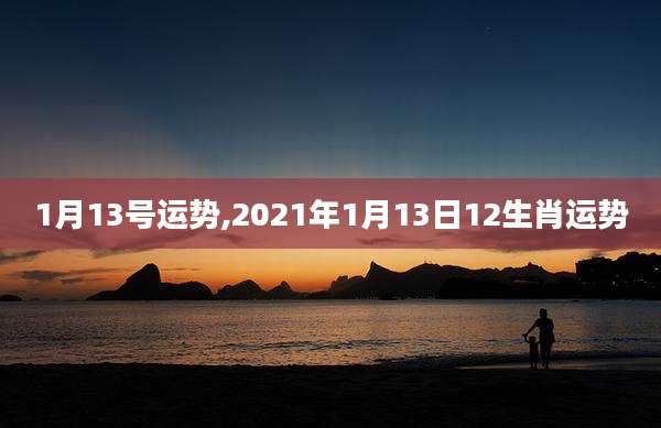 1月13号运势,2021年1月13日12生肖运势