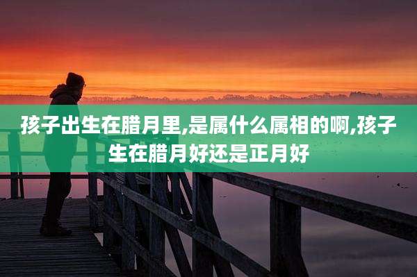 孩子出生在腊月里,是属什么属相的啊,孩子生在腊月好还是正月好