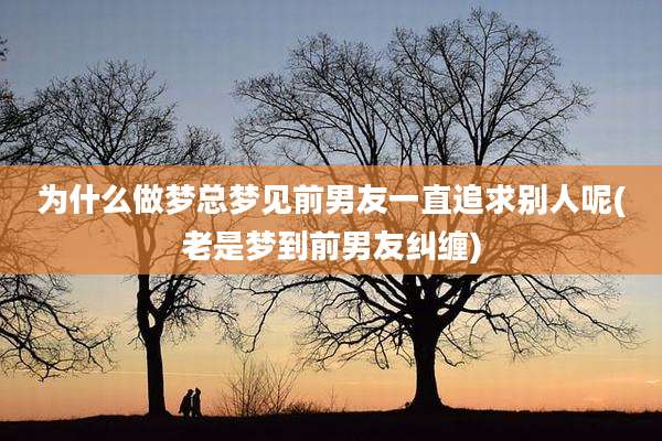 为什么做梦总梦见前男友一直追求别人呢(老是梦到前男友纠缠)