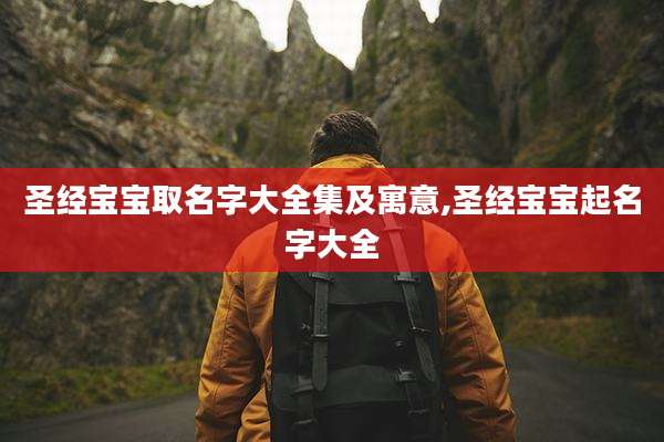 圣经宝宝取名字大全集及寓意,圣经宝宝起名字大全