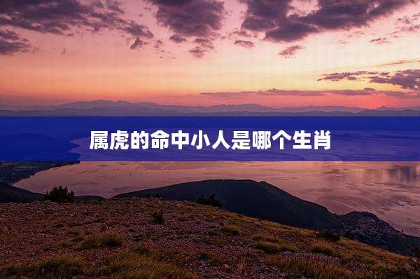 属虎的命中小人是哪个生肖