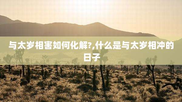 与太岁相害如何化解?,什么是与太岁相冲的日子