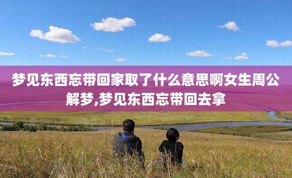 梦见东西忘带回家取了什么意思啊女生周公解梦,梦见东西忘带回去拿
