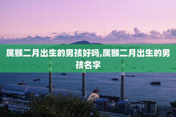 属猴二月出生的男孩好吗,属猴二月出生的男孩名字