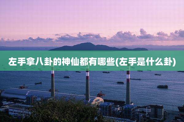 左手拿八卦的神仙都有哪些(左手是什么卦)