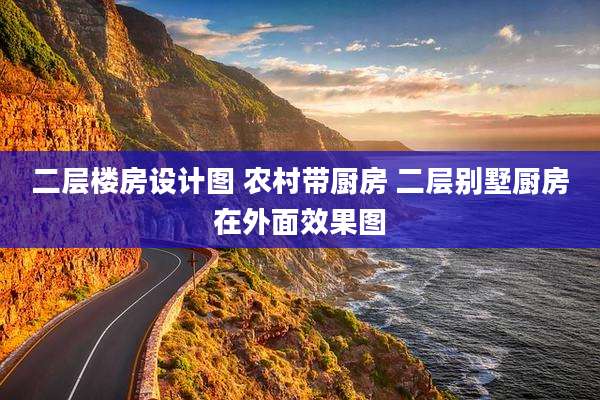 二层楼房设计图 农村带厨房 二层别墅厨房在外面效果图