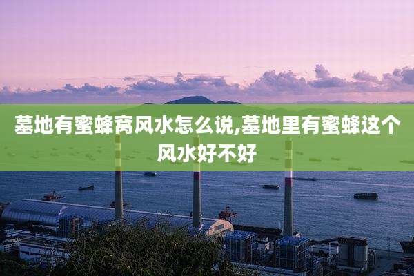 墓地有蜜蜂窝风水怎么说,墓地里有蜜蜂这个风水好不好