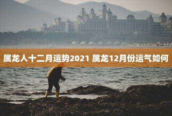 属龙人十二月运势2021 属龙12月份运气如何